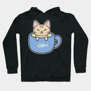 Tea cat Hoodie